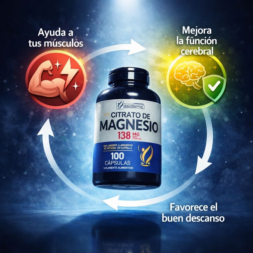 CITRATO DE MAGNESIO MAGNESIO DE ALTA ABSORCION PARA BIEN ESTAR INTEGRAL